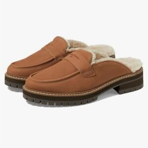 NEW TOMS Cara Cozy Lug Sole Loafer Mule Women's Size 6